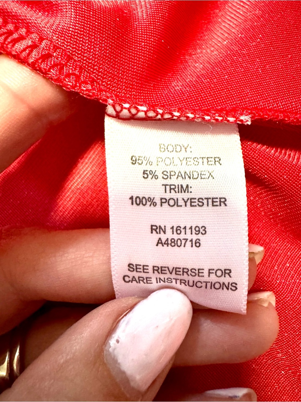 Kate & Mallory Red Velvet Ruffle-Front Long Cardigan - Picture 7 of 8
